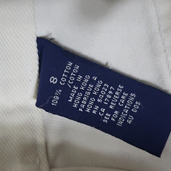 Vintage gap denim 100% cotton white 3" shorts - Picture 7 of 9